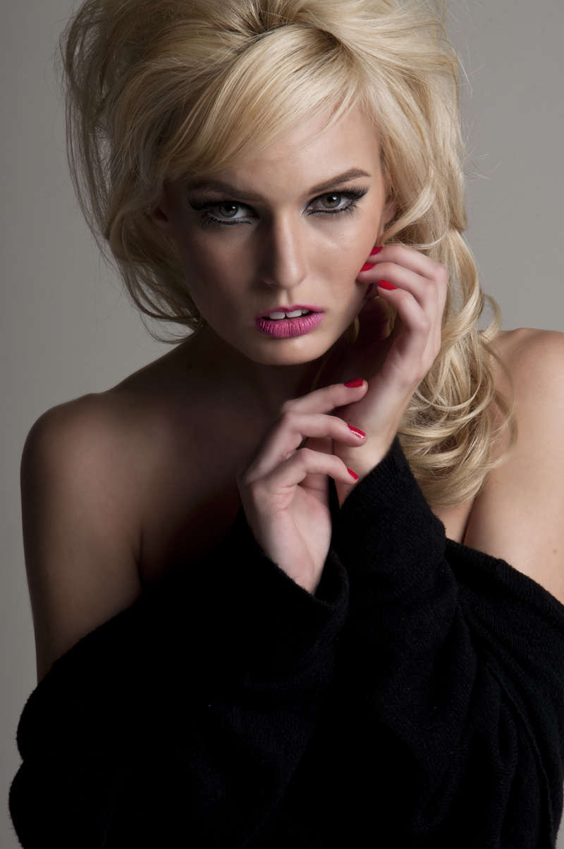 Female model photo shoot of Exposed Beauty Portrait in In Studio
