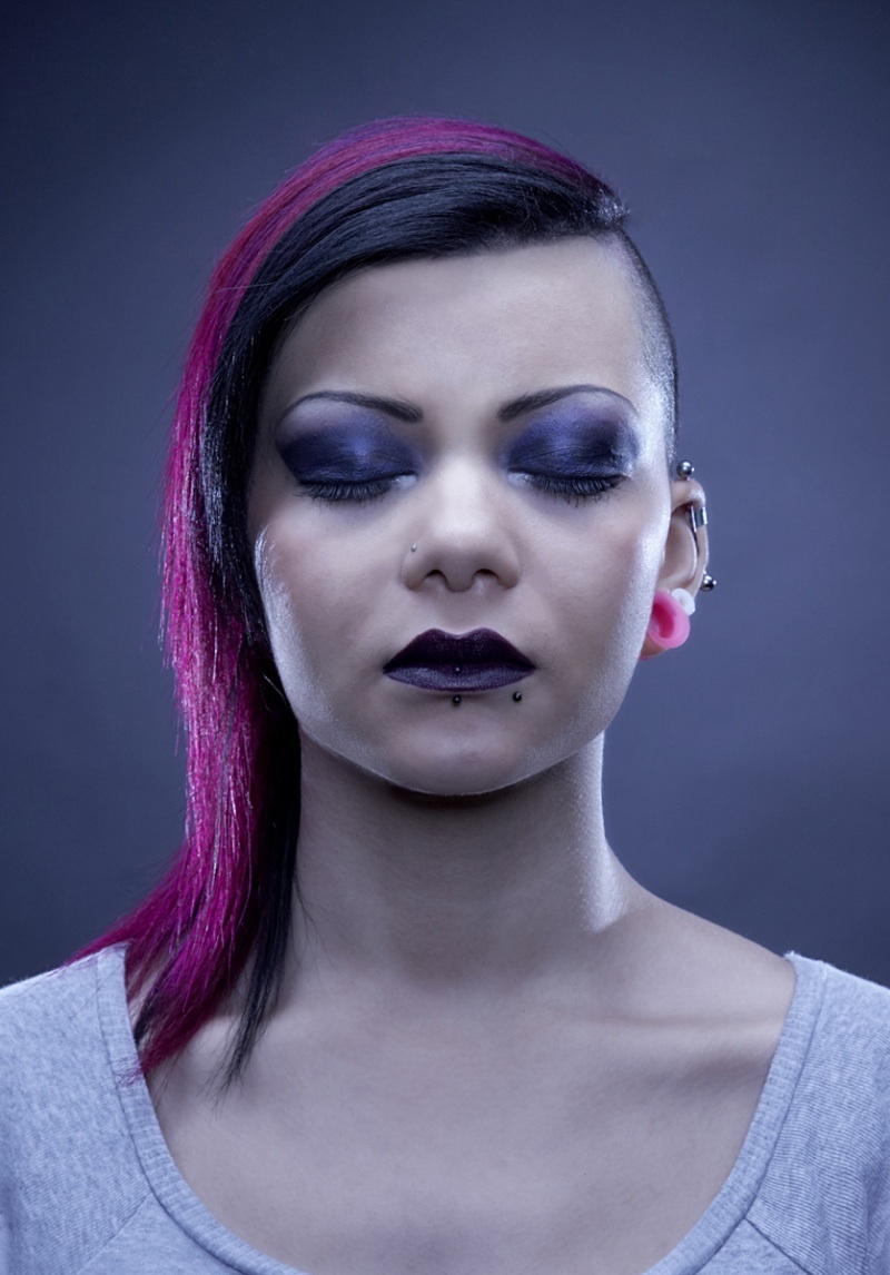 Female model photo shoot of Ammi-Rose by Steven Ramage, makeup by Alex Joint