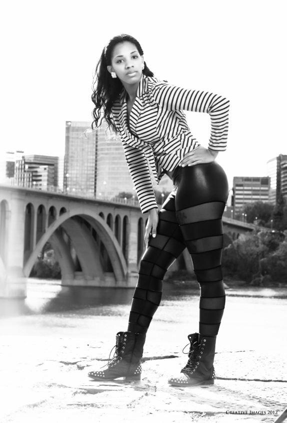 Female model photo shoot of Lross in key bridge