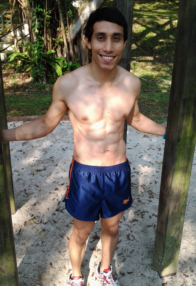 Male model photo shoot of iRuZ in Kent Ridge Park, Singapore