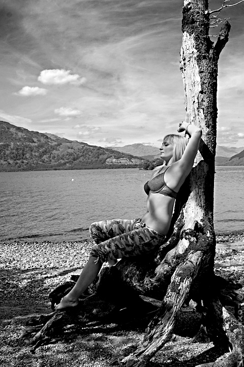 Female model photo shoot of JitkaC by B o b in Loch Lomond