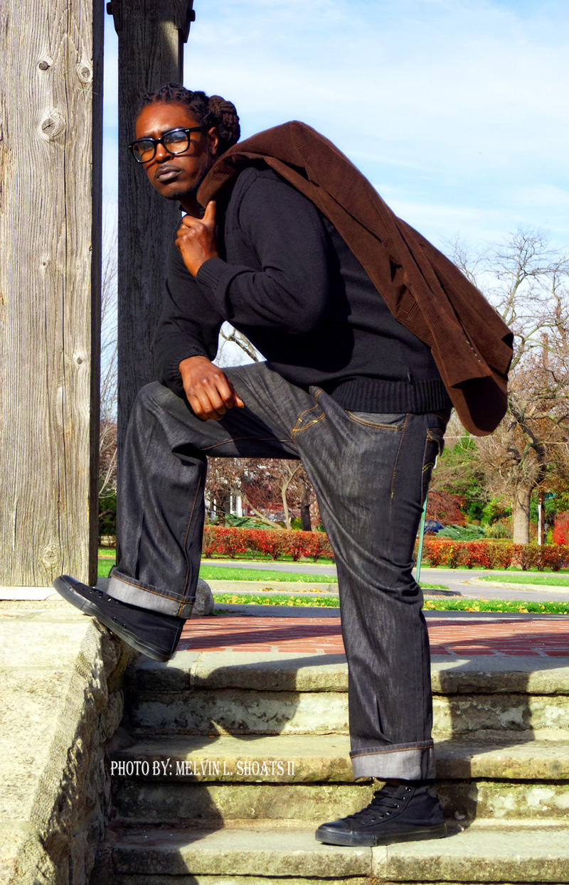 Male model photo shoot of Kreative Intelligence in At Loose Park, Kansas City 2012