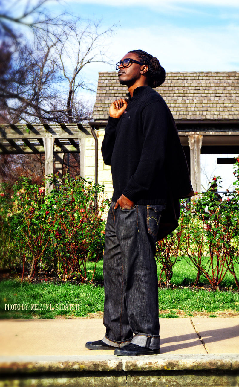 Male model photo shoot of Kreative Intelligence in At Loose Park, Kansas City 2012