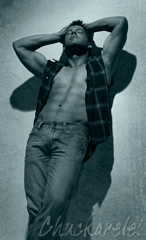 Male model photo shoot of Mike Adam by Chuckarelei