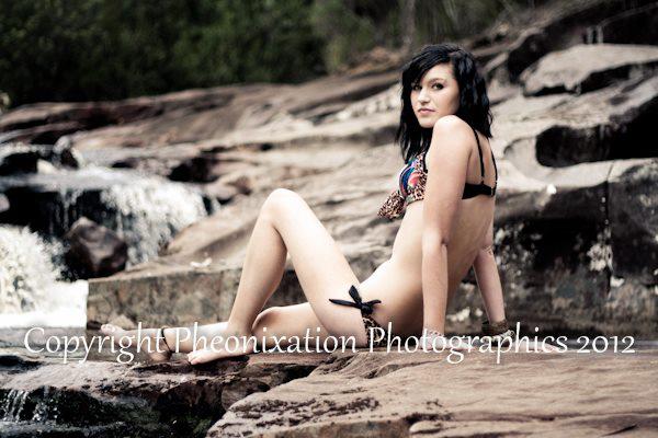 Female model photo shoot of Bree_Cairns in Heemskirk Falls.