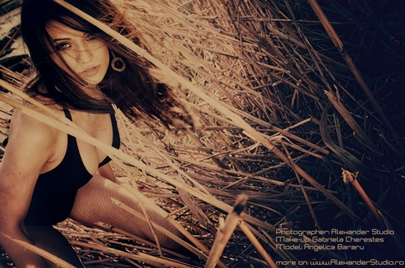 Female model photo shoot of Angelica Bararu by Alexander Studio