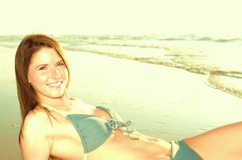 Female model photo shoot of Feagan in Surfside Beach, TX