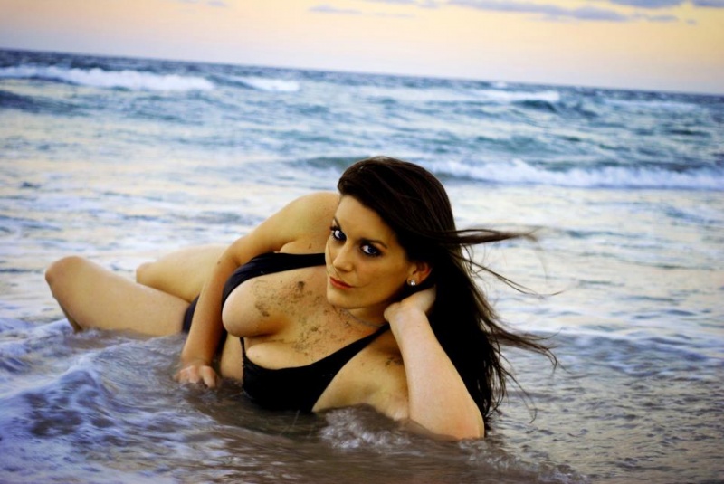 Female model photo shoot of Arielle Nicole Mermaid in Gulfstream Beach
