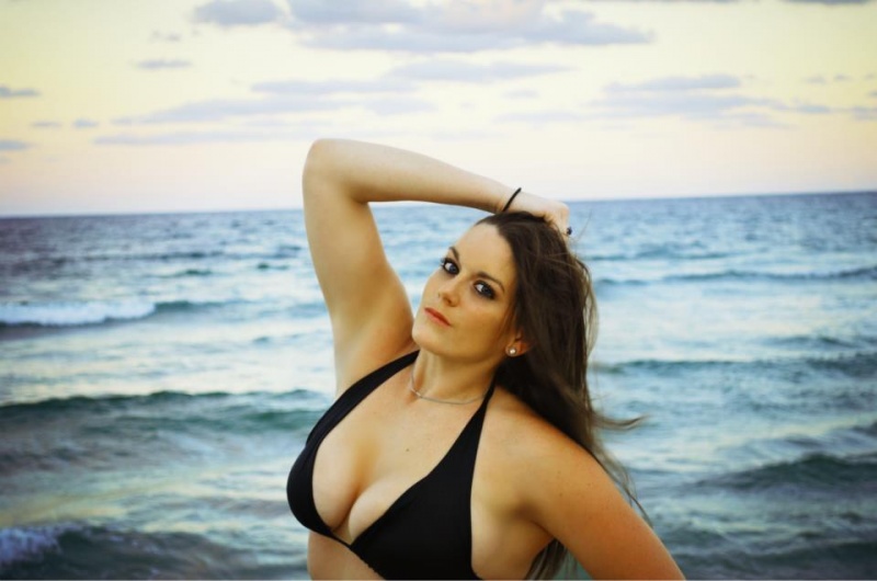 Female model photo shoot of Arielle Nicole Mermaid in Gulfstream Beach