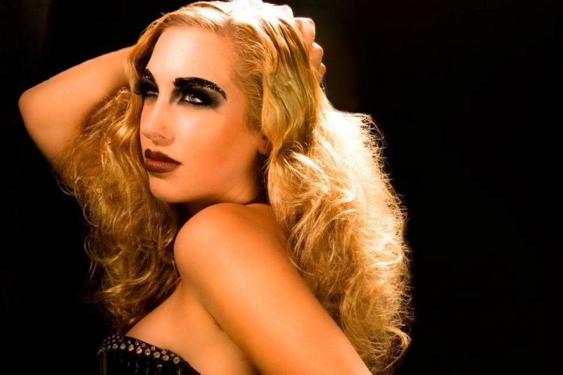 Female model photo shoot of Morgan Makeup Artist 