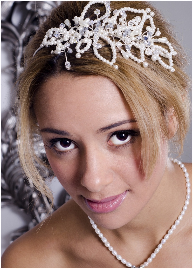 Female model photo shoot of A_Louise in Victoria Walker Bridal Boutique