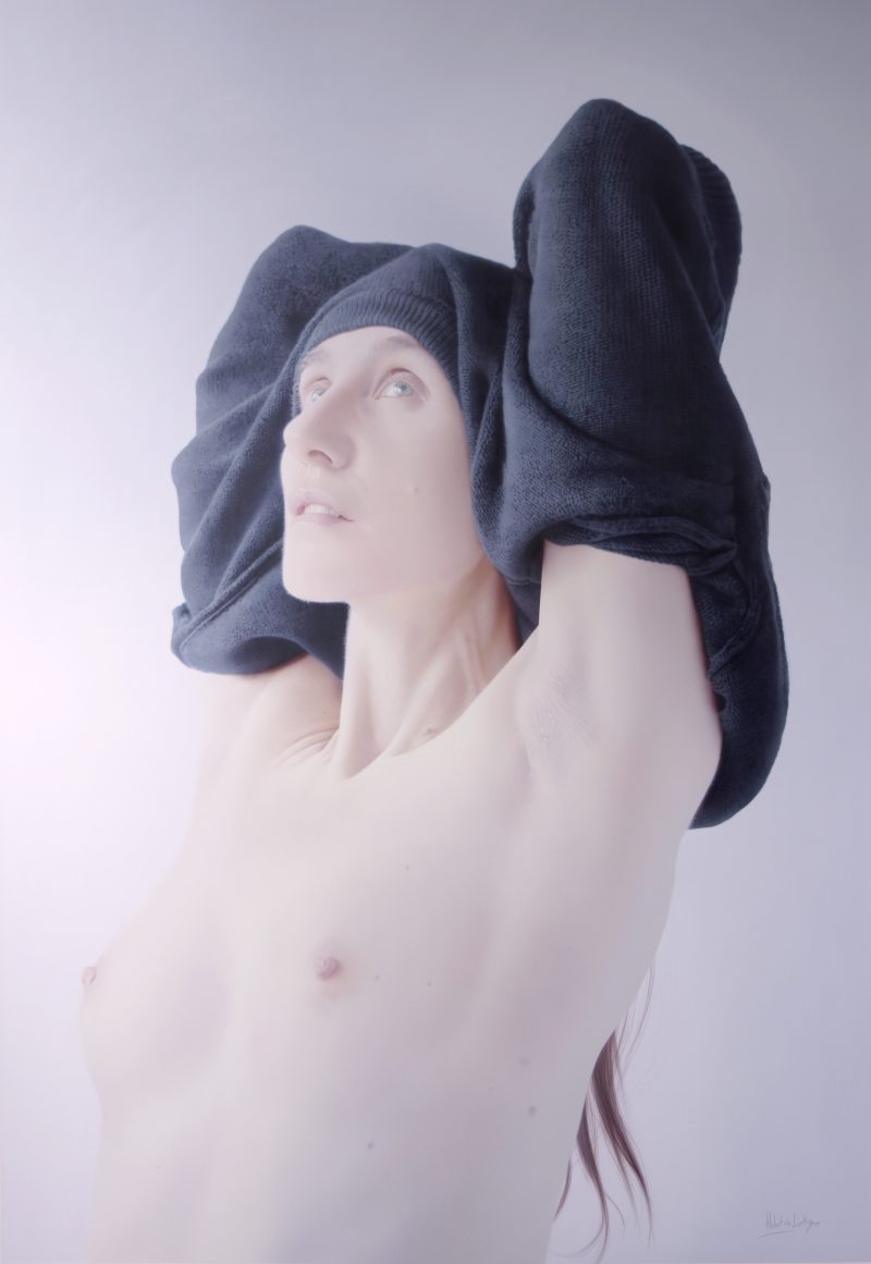 Female model photo shoot of Mika Ela Fisher, art by Hubert de Lartigue