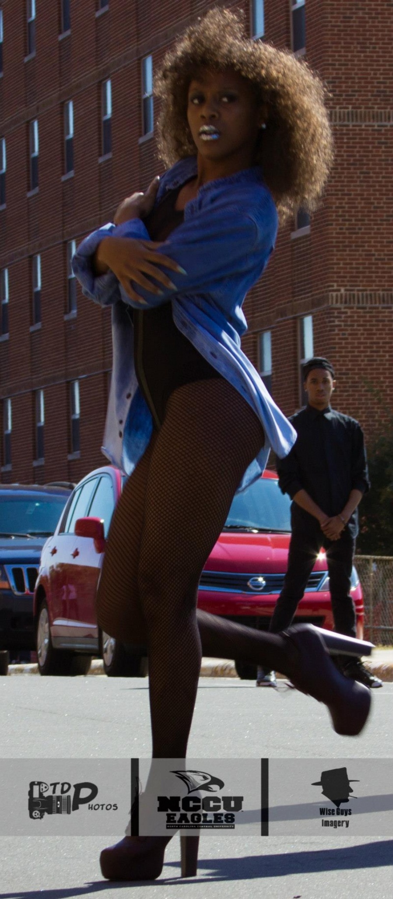 Female model photo shoot of Tahtiana B in North Carolina Central University