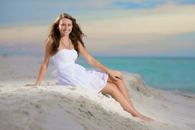 Female model photo shoot of Destiny Rae Shaw in Fort Pickens Beach