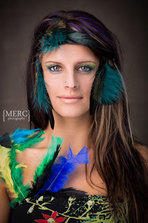 Female model photo shoot of Makebelieve Makeup by Merc Photography