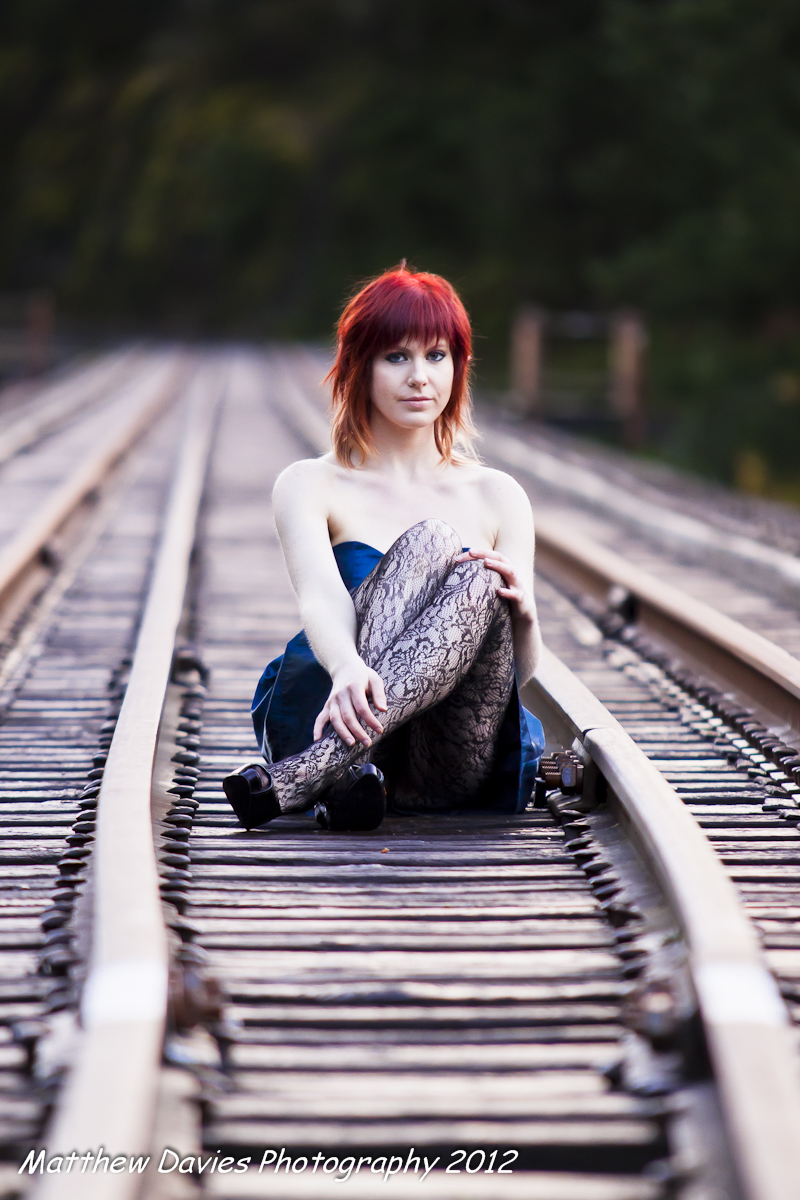 Female model photo shoot of Kendra Cox XIII by FireLight Photography in Niagara Canyon Trestle