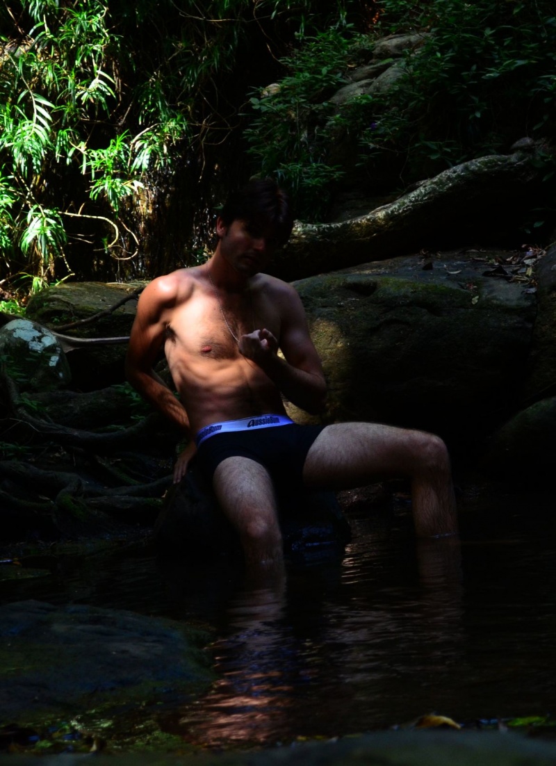 Male model photo shoot of Joel Daniel Anderson in Buderim Forest Park