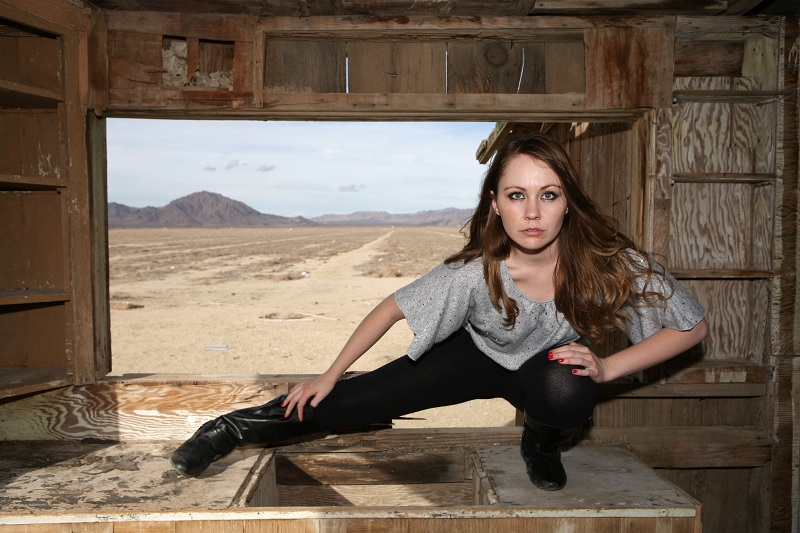 Female model photo shoot of Janine Middleton by High Desert Studios