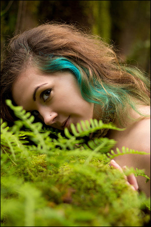 Female model photo shoot of Jiji O Neal by RedwoodForest