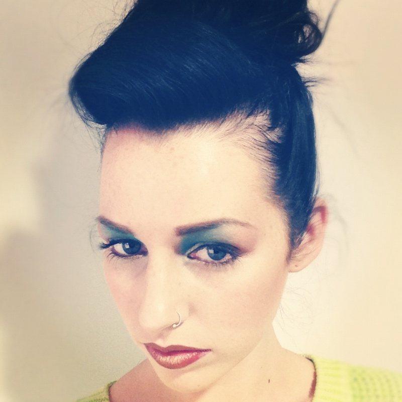 Female model photo shoot of Rebecca Vaughan Make-Up