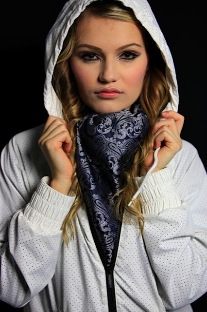 Female model photo shoot of Lyudmila Skidelsky by Vaughn Stewart, makeup by Gabriella MUA