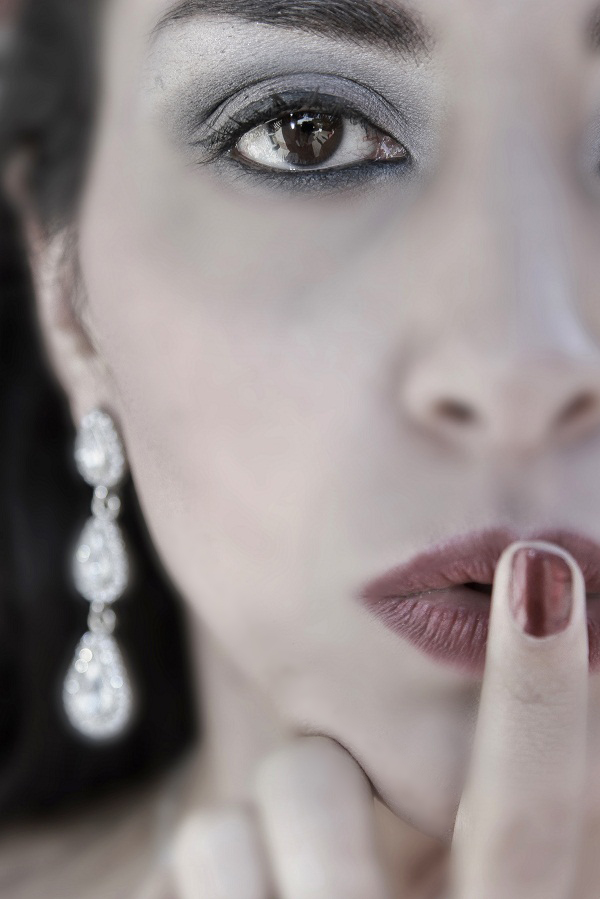Female model photo shoot of Makeup by Mariana V and Mariana Vergara in Wilmington, NC, indigo silver studio