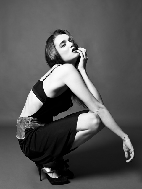 Female model photo shoot of Katya Polyakova in New York