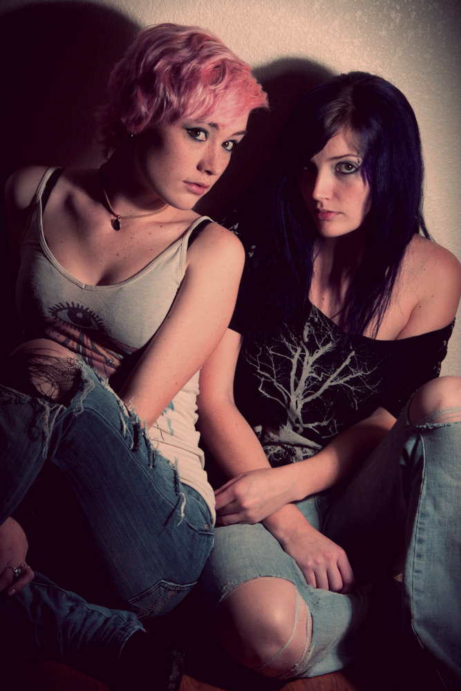 Female model photo shoot of Raven Cassidy and Adryana Athymia