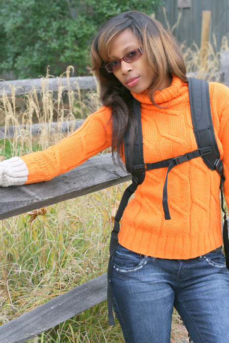 Female model photo shoot of Chyna St James in Morgan Falls