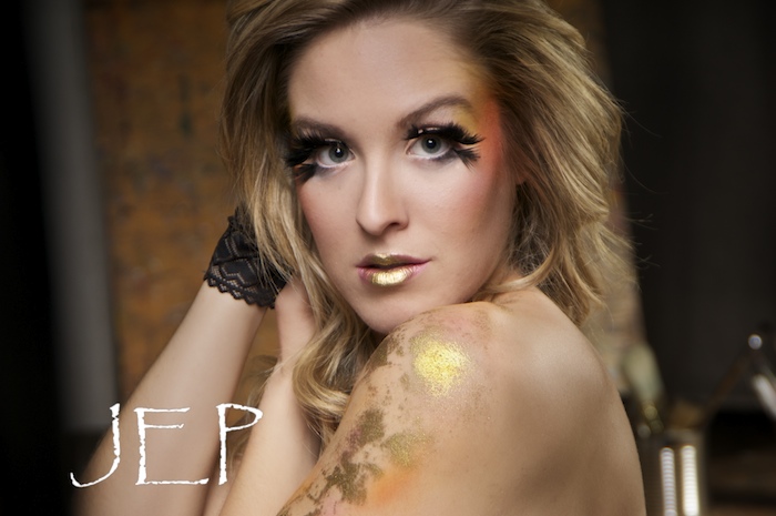 Female model photo shoot of Cosmetic Infatuation by JEP foto