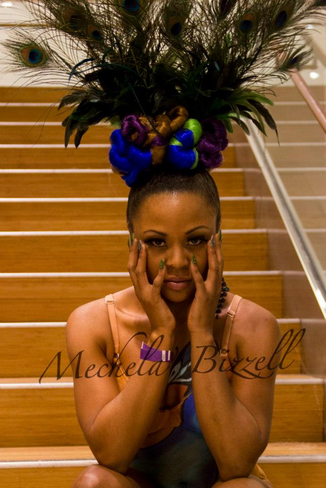 Female model photo shoot of Kuts By Koko  and Kenise Taylor in Silver Spring MD