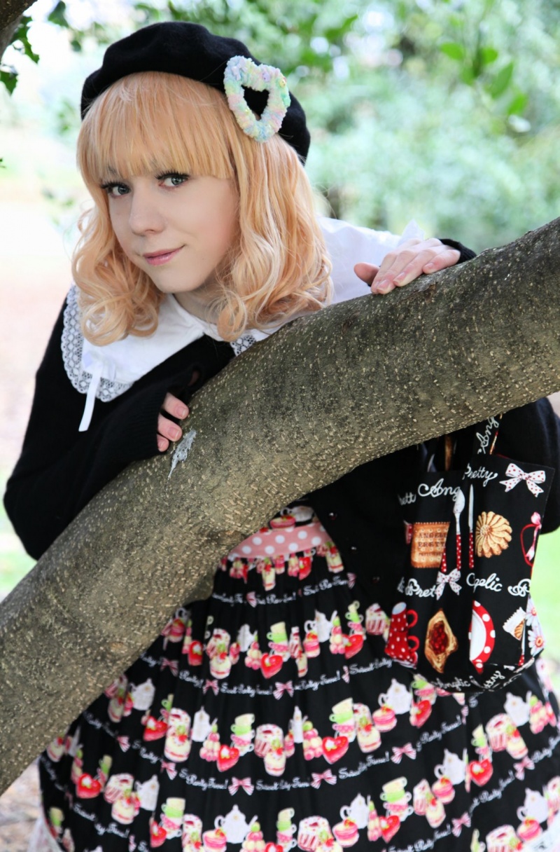 Female model photo shoot of Strawberry Bonbon by Rebecca Raistrick in Newcastle "Leazes park"