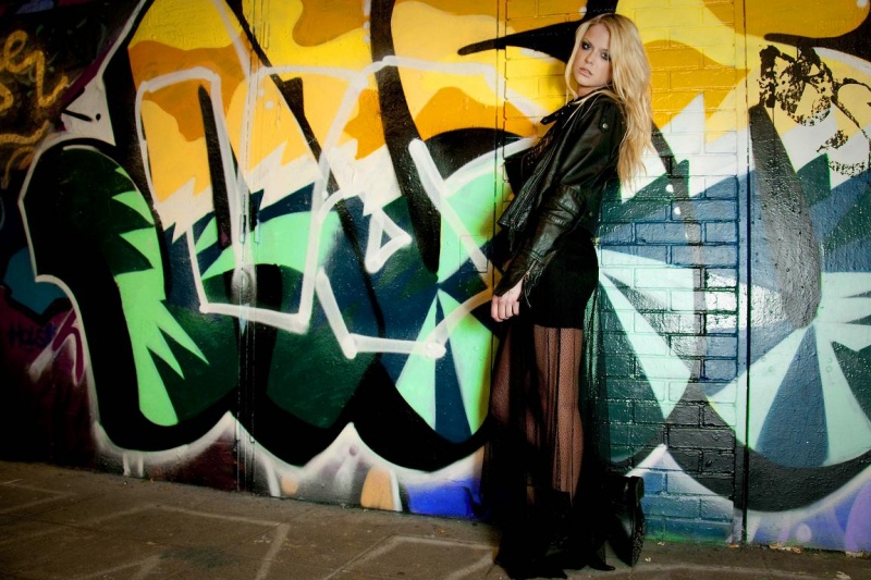 Female model photo shoot of Disha fashion stylist in London