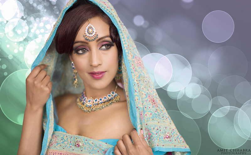 Female model photo shoot of AriyahSkye by Amit Chhabra, makeup by Ayesha R Rob MUA