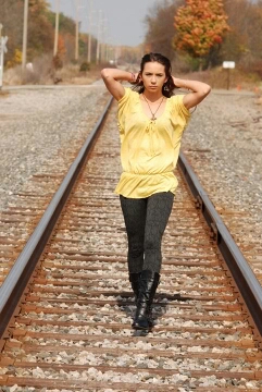 Female model photo shoot of maggie thomas-model in seville ohio