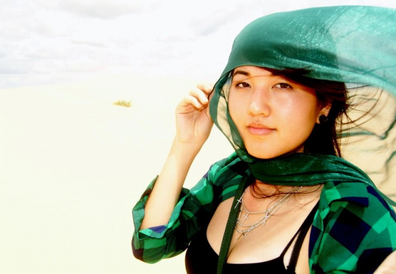 Female model photo shoot of Thanh Duong in Bau Trang, Vietnam