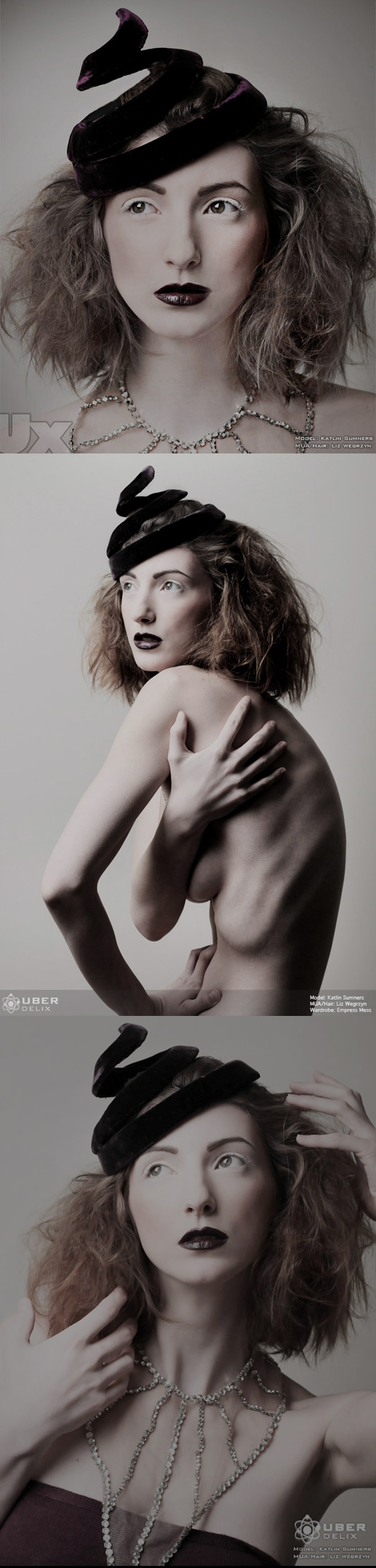 Male and Female model photo shoot of kollin bliss and Katlin Sumners, makeup by Liz Wegrzyn