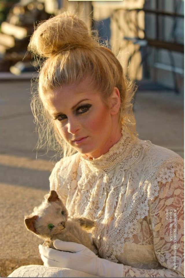 Female model photo shoot of Winking Owl by Thomas H P Jerusalem, makeup by Uproar Makeup