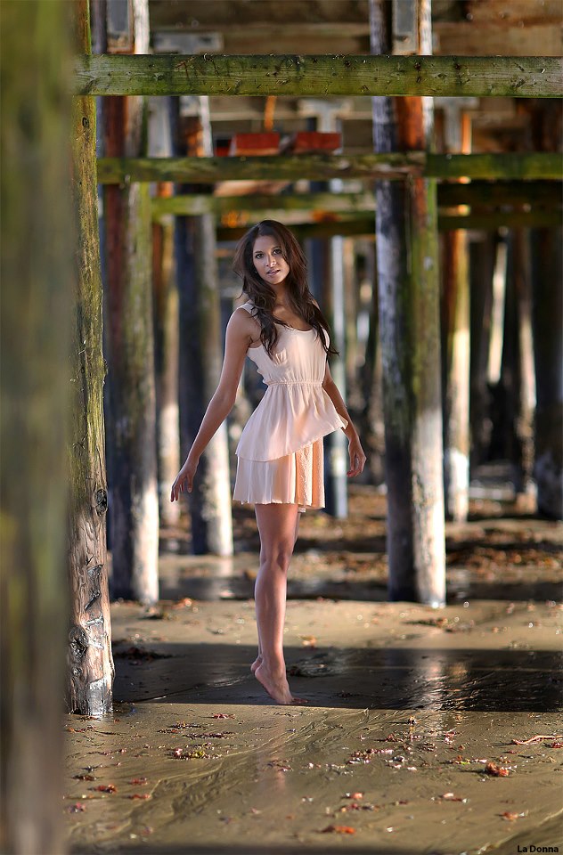 Female model photo shoot of Nicky Ann by Studio La Donna in Santa Cruz Pier