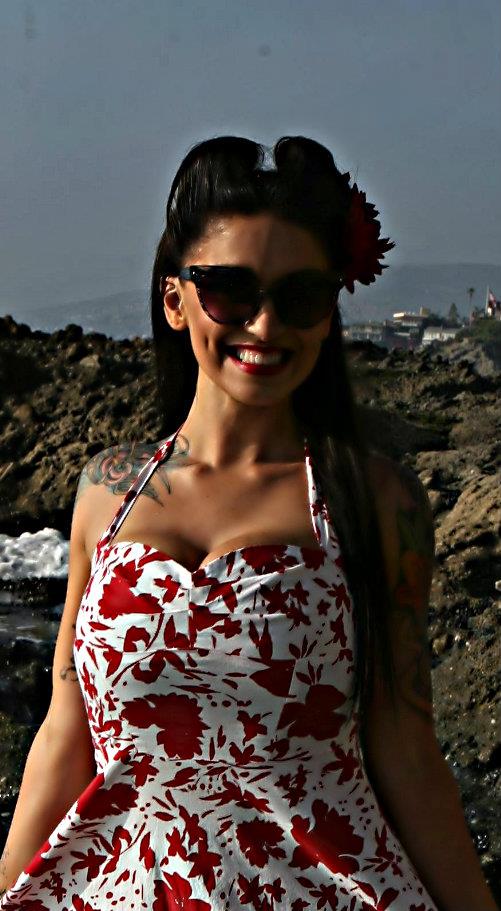 Female model photo shoot of Rika Marie  in Laguna Beach, CA