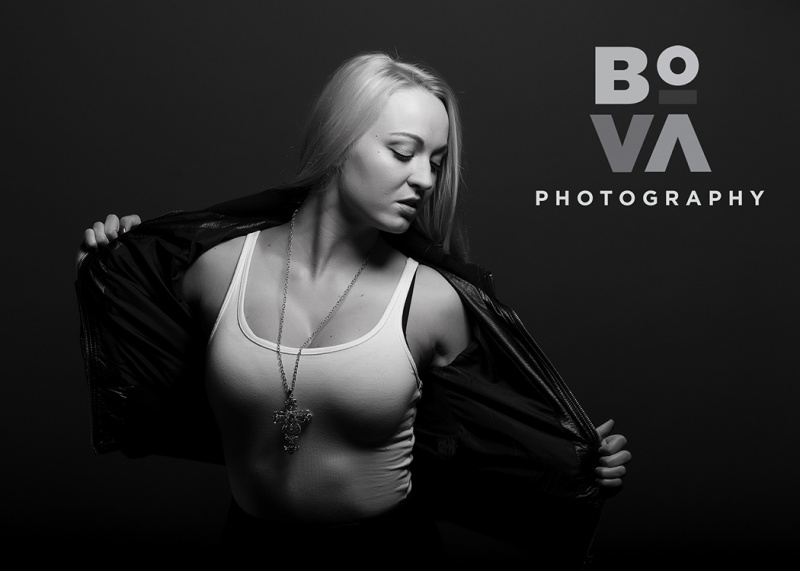 Male and Female model photo shoot of Bova Photography and AmyElizabethMM in Studio 14