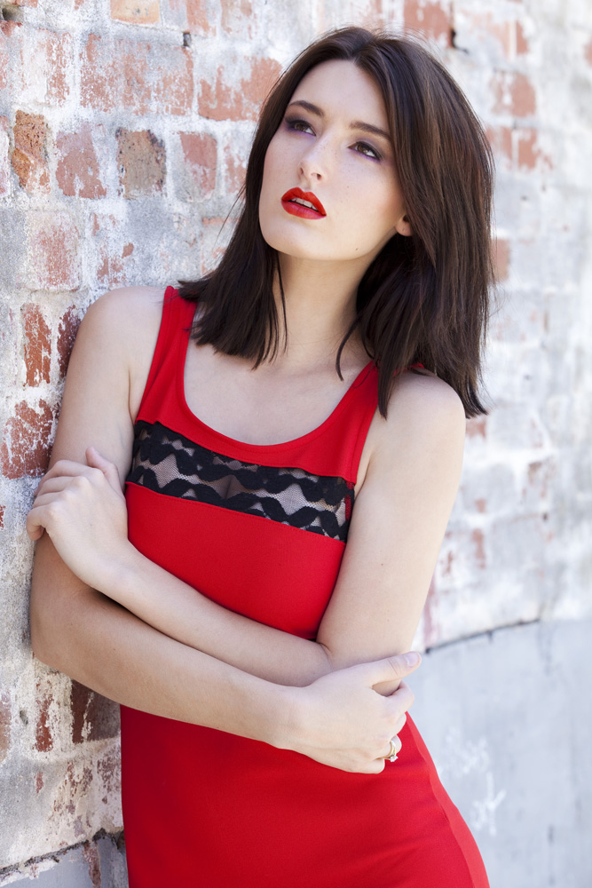 Female model photo shoot of Michelle Zinko MUA by Jarrad Mapp in Perth City