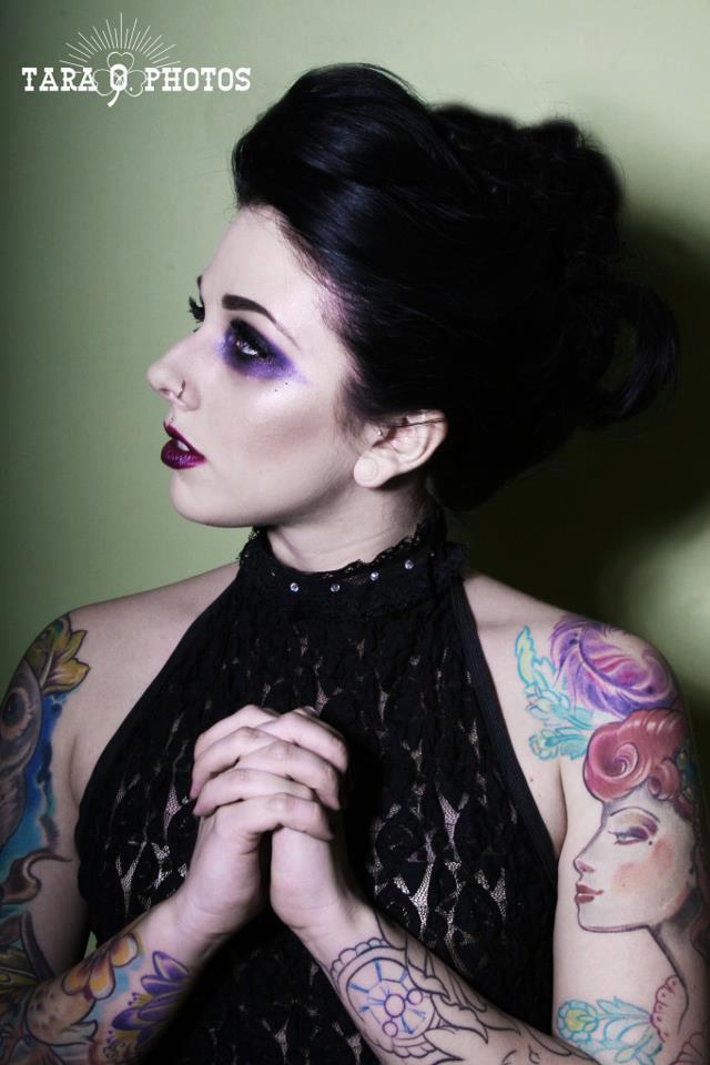 Female model photo shoot of Danielle_Ferguson , makeup by Makeup VIA Sabina