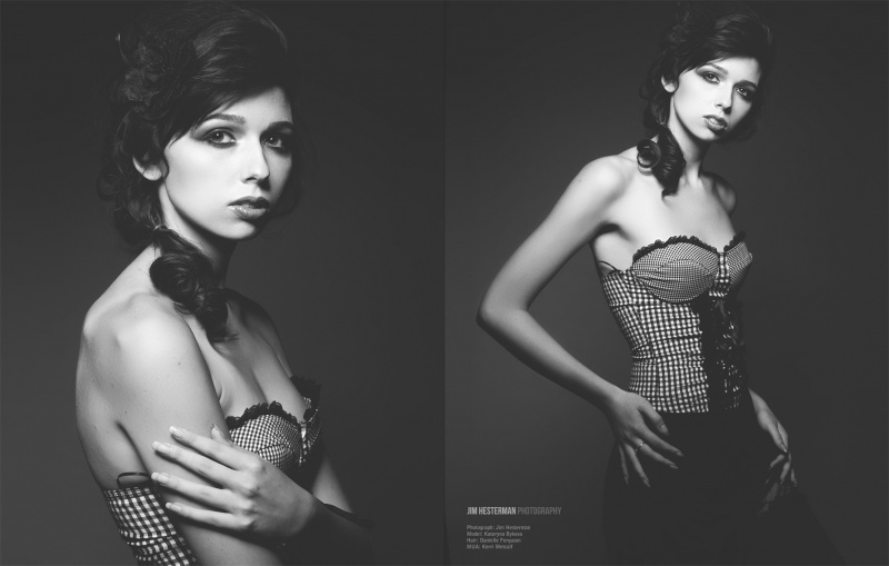 Female model photo shoot of Danielle_Ferguson  and Kateryna. by Furious Ideas, makeup by KerriMetcalfMUA