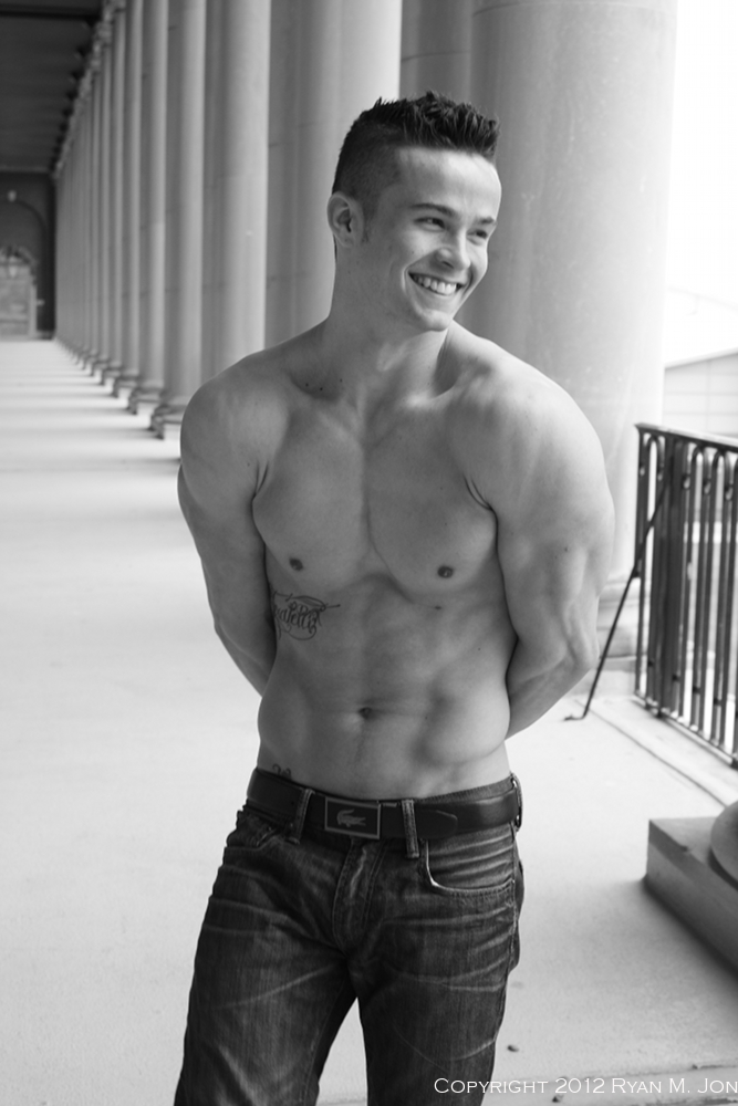 Male model photo shoot of NYC Gymnast