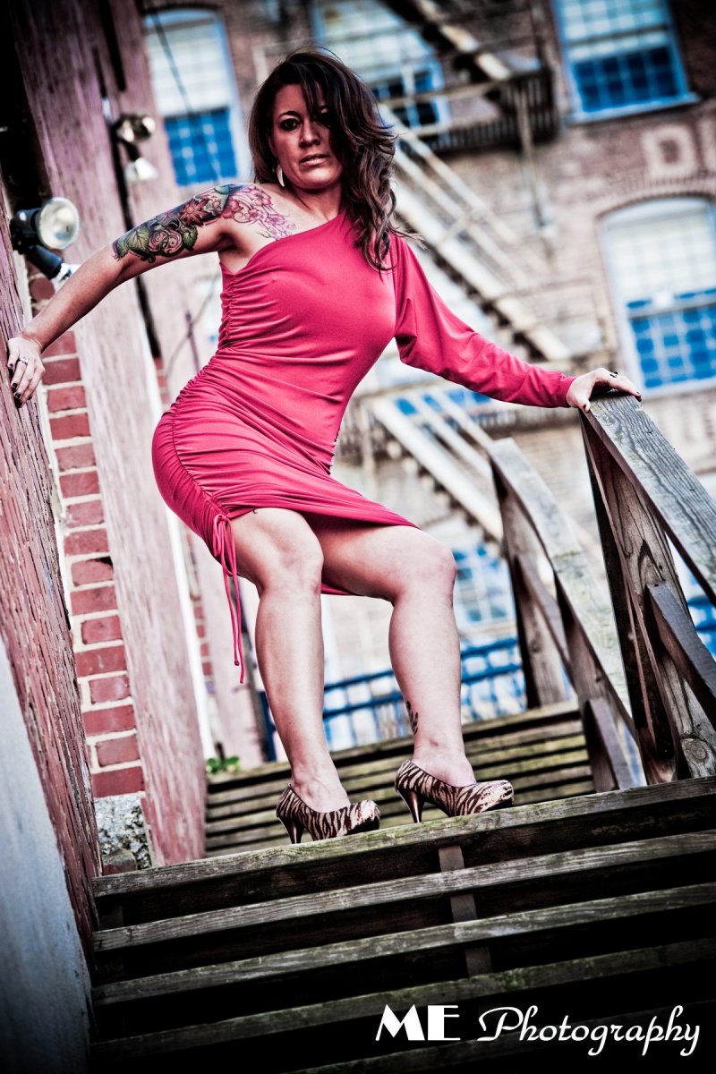 Female model photo shoot of EvilAngel77 by ME Photography