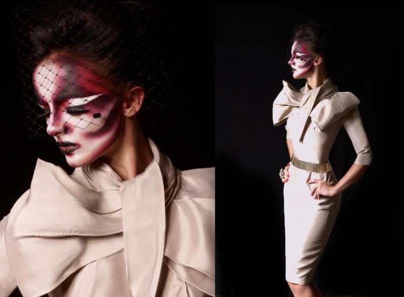 Female model photo shoot of Laura Brady Makeup
