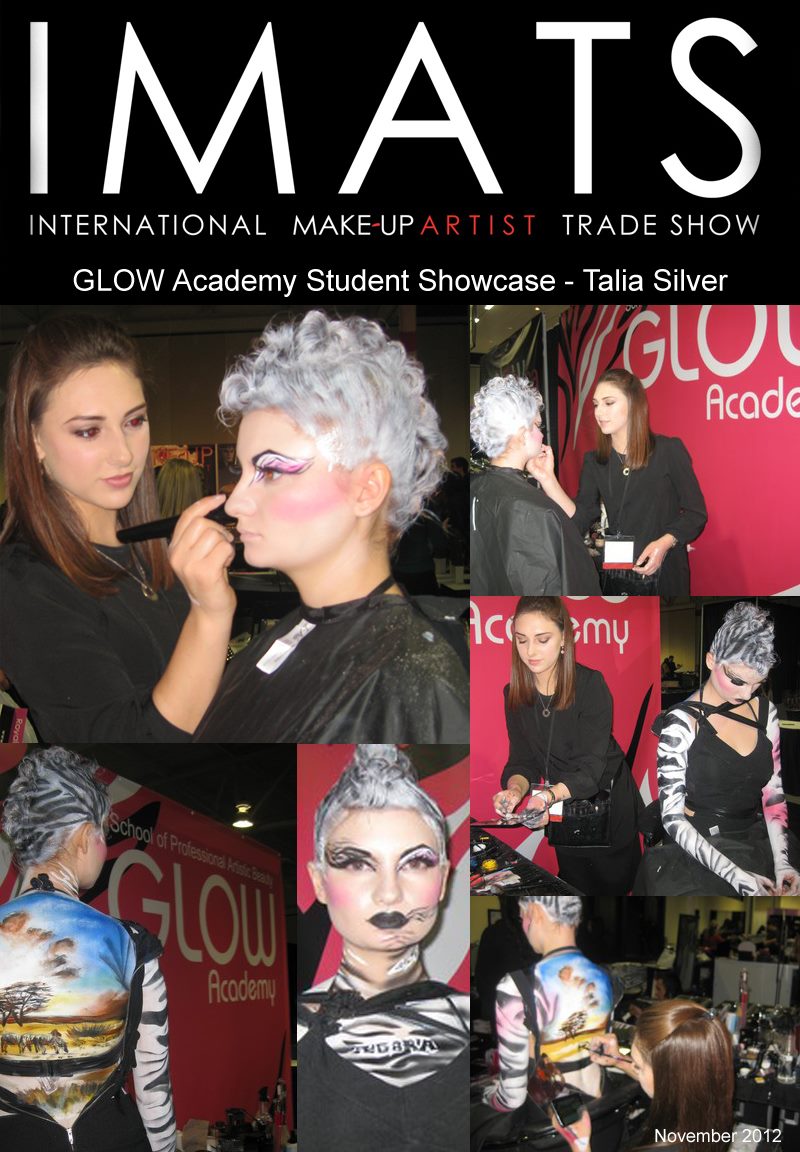 Female model photo shoot of Talia Silver  in International Makeup Artists Trade Show