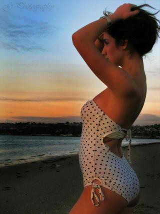 Female model photo shoot of Vesselina Raltcheva in San Diego