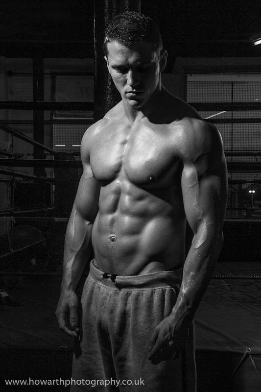 Male model photo shoot of Chris Shelmerdine in GFC Muay Thai Manchester
